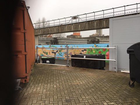 Valbeveiliging palen met uitneembare buizen