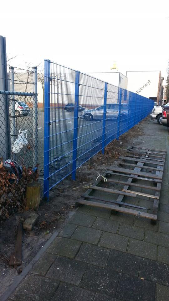 Afsluiting bedrijfsterrein te Rotterdam