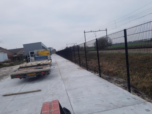 Dubbel staafmat hekwerk